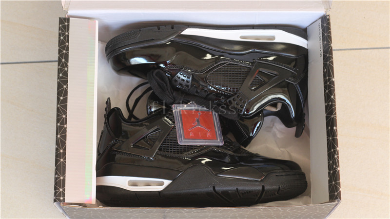 Authentic Air Jordan 4 Rero 11lab4 Black
